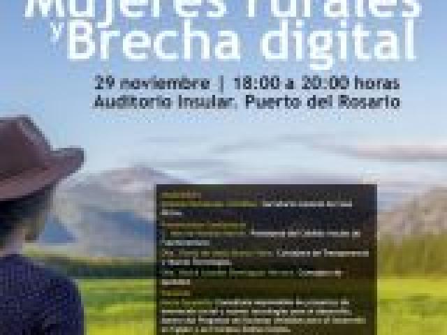 Conferencia: mujeres rurales y brecha digital