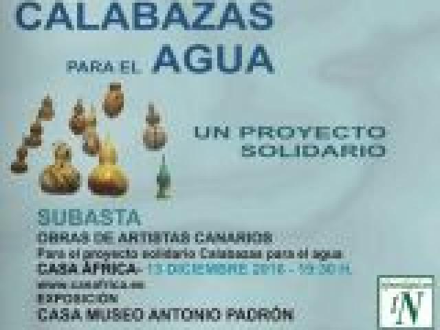 Subasta benéfica: Calabazas para el agua