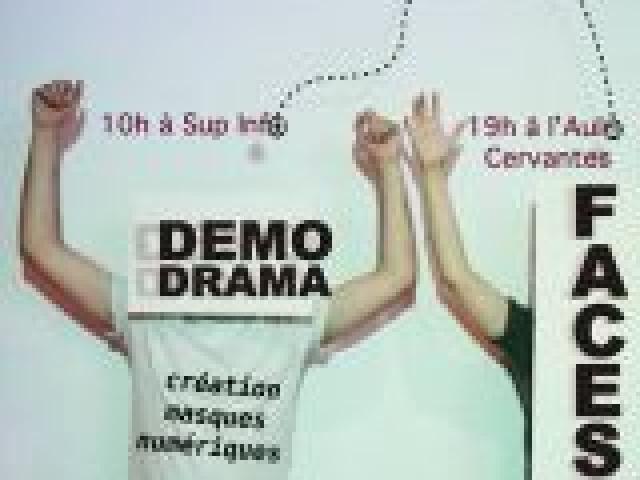 Demodrama Faces: Taller de creación de máscaras digitales