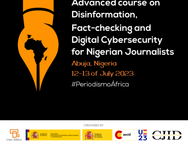 Curso avanzado sobre desinformación, verificación y ciberseguridad digital para periodistas nigerianos