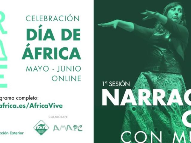 Cuentos africanos con Ana Griott y música de Khali Thioune. Narración oral en línea.