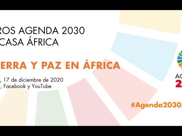 Webinar #Agenda2030: Guerra y paz en África