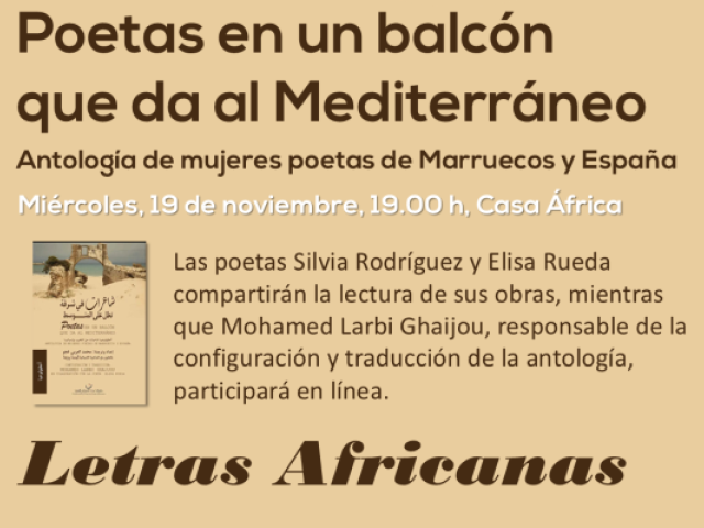 Presentación del libro: Poetas en un balcón que da al Mediterráneo