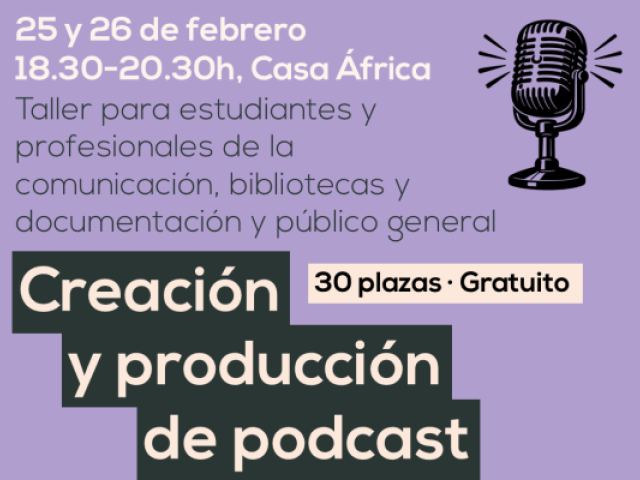 Taller de creación y producción de podcast