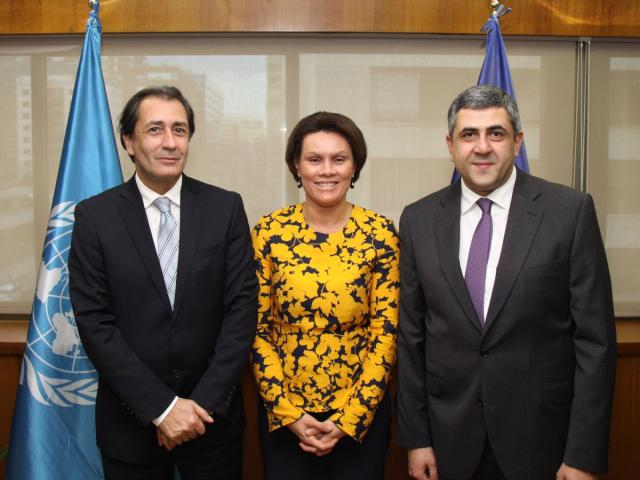 El Director General de Casa África visita al nuevo Secretario General de la OMT, Zurab Pololikashvili