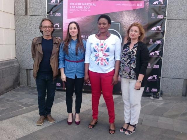 La actriz congoleña Véronique Beya Mputu presenta la película «Félicité» en Las Palmas de Gran Canaria