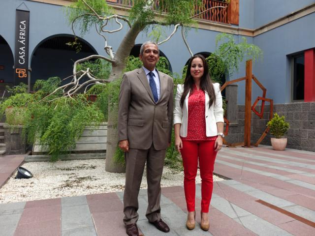 El embajador de Egipto en España visita Casa África