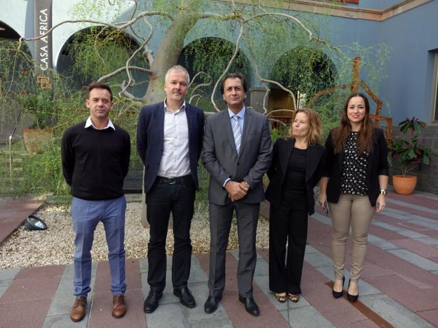 El coordinador internacional del programa ART del PNUD visita Casa África