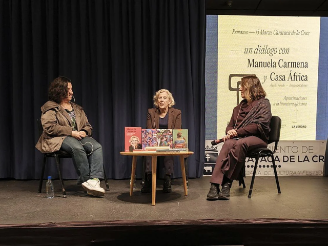 Manuela Carmena reivindica la literatura africana en el retiro literario de Remanso