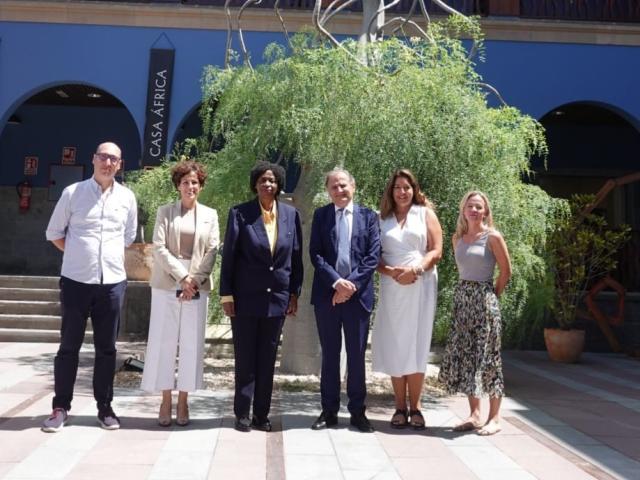 La Embajadora de Sudáfrica en España visita Casa África