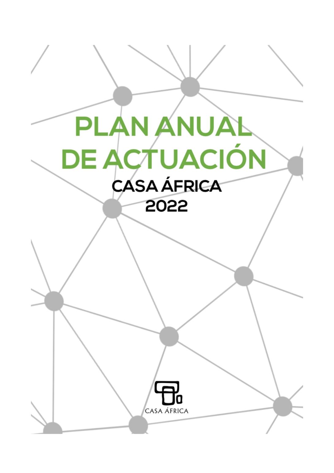 Histórico de Planes Anuales de Actuación de Casa África